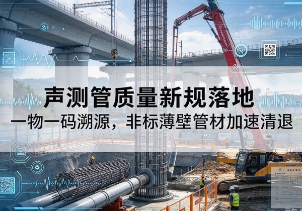 沾化声测管质量新规落地，一物一码溯源，非标薄壁管材加速清退